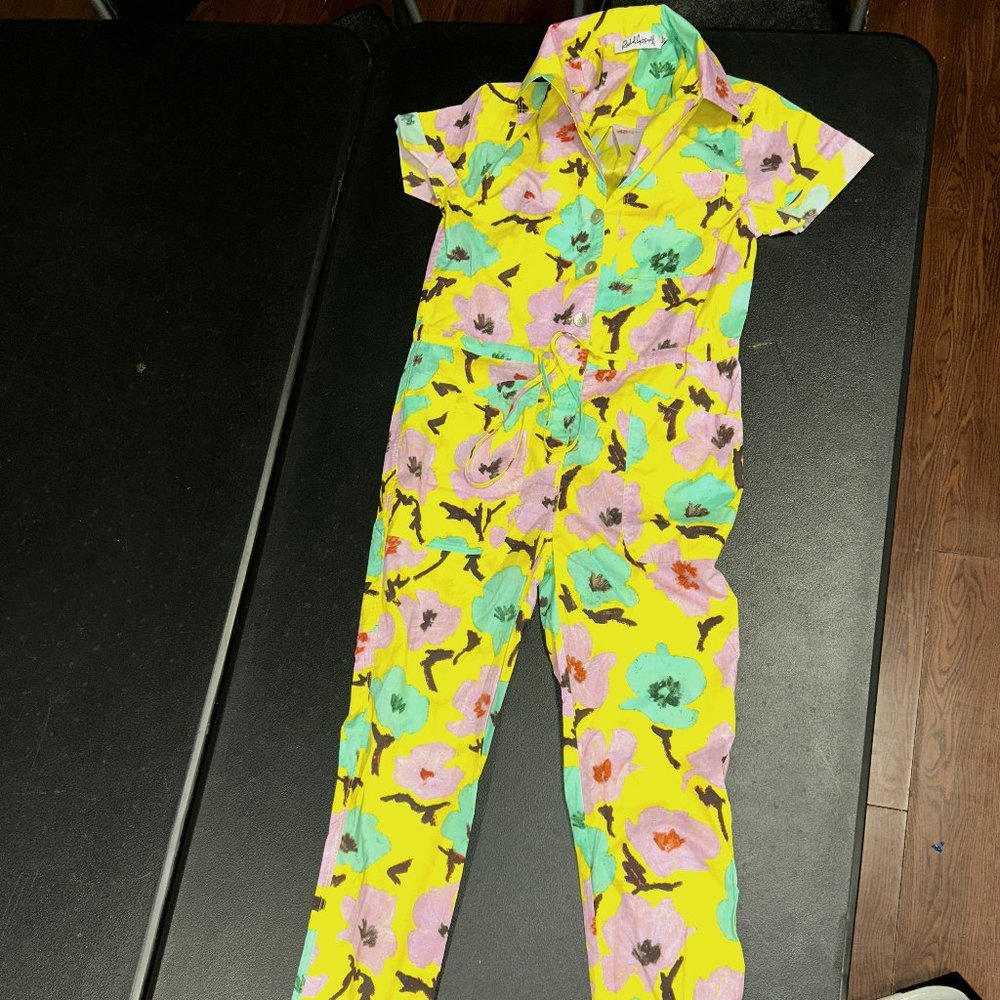 Jumpsuit in Yellow Poppy